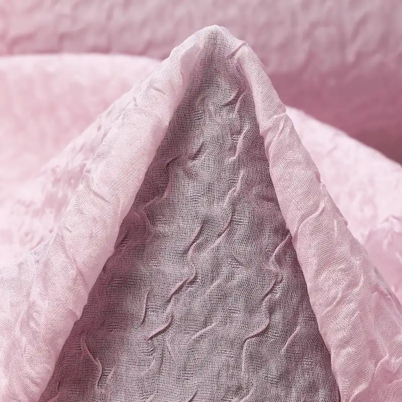 Angebot ORGANZA, VISCOSE, WRINKLY, PINK MARSHMALLOW