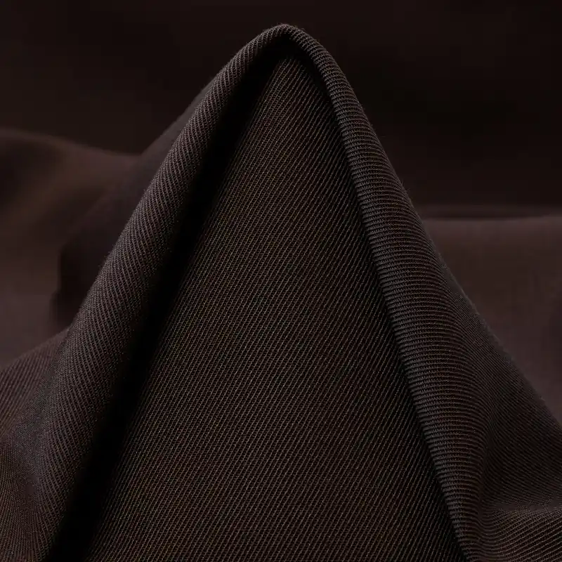 TWILL, COTTON, VISCOSE, BLACK OLIVE Weltweiter Versand