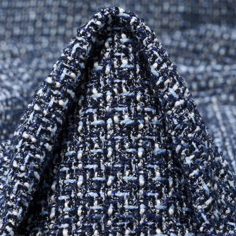 CHANEL, BOUCLÉ, COTTON BLEND, AIRY BLUE Angebot