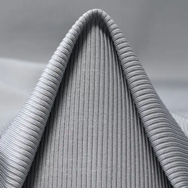 RIB JERSEY, VISCOSE, ELASTIC, GHOST GRAY Jetzt Zugreifen