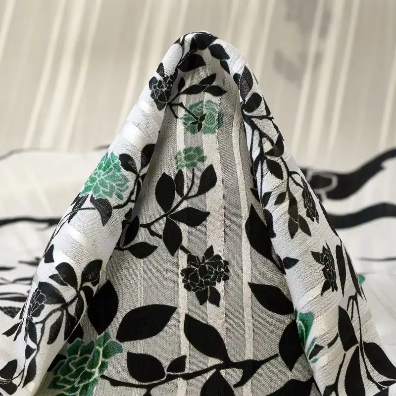 CRÊPE, VISCOSE, FLORAL, SNOW WHITE&MULCH Markenware