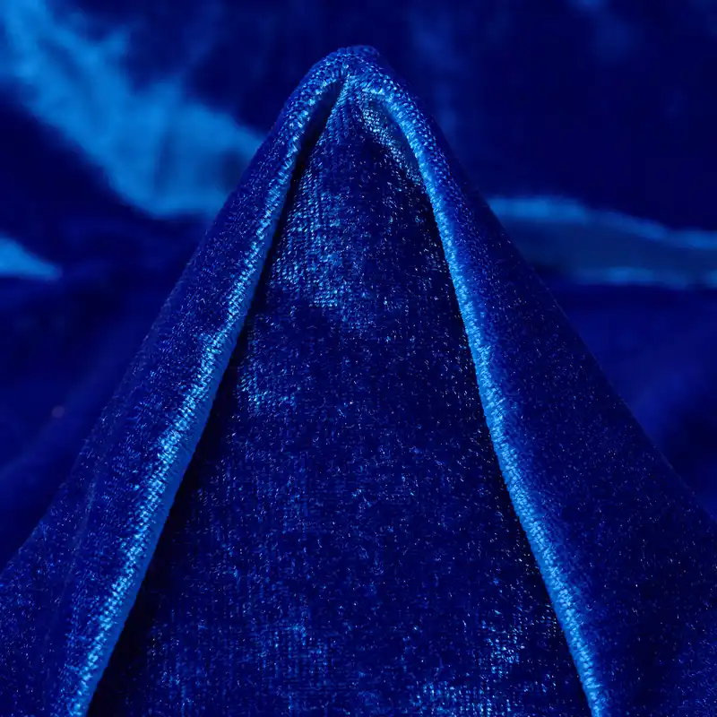 JERSEY, VELVET, VISCOSE, CLASSIC BLUE Knallerangebot