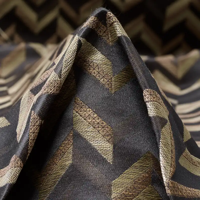 JACQUARD, LINEN, SILK BLEND, BROWN RICE & STEEL GRAY Online Kaufen