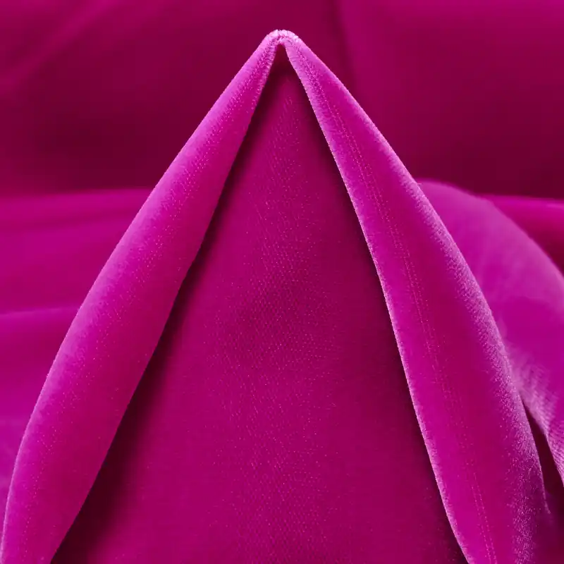 VELVET, VISCOSE, CUPRO, VERY BERRY Handgefertigt