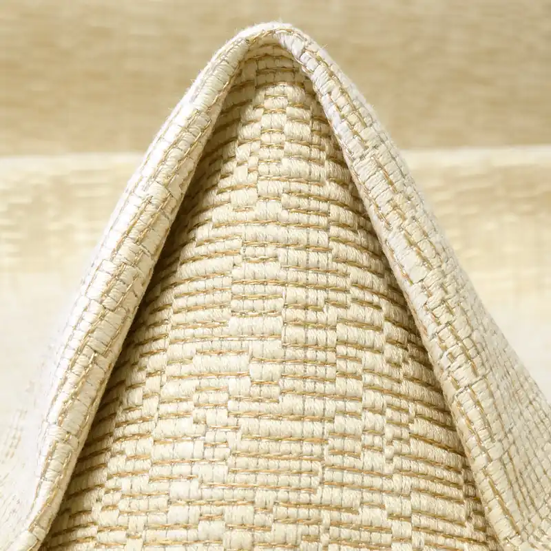 JACQUARD, LINEN BLEND, STIFF, ANTIQUE WHITE Preis Gesenkt