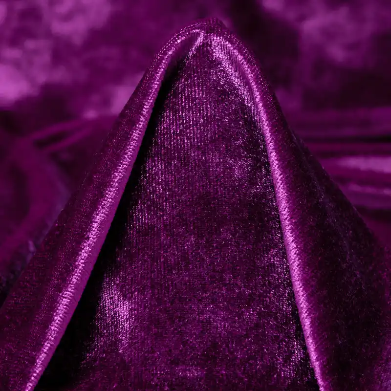 Ab Werk JERSEY, VELVET, VISCOSE, FUCHSIA RED