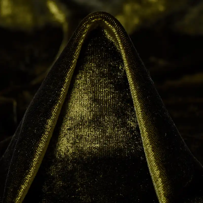 JERSEY, VELVET, VISCOSE, DARK OLIVE Direkt Vom Hersteller