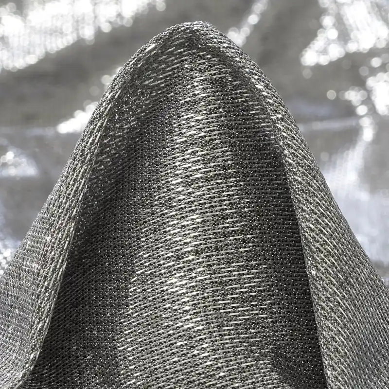 JERSEY, LUREX, SILVER Geld-Zurück-Garantie