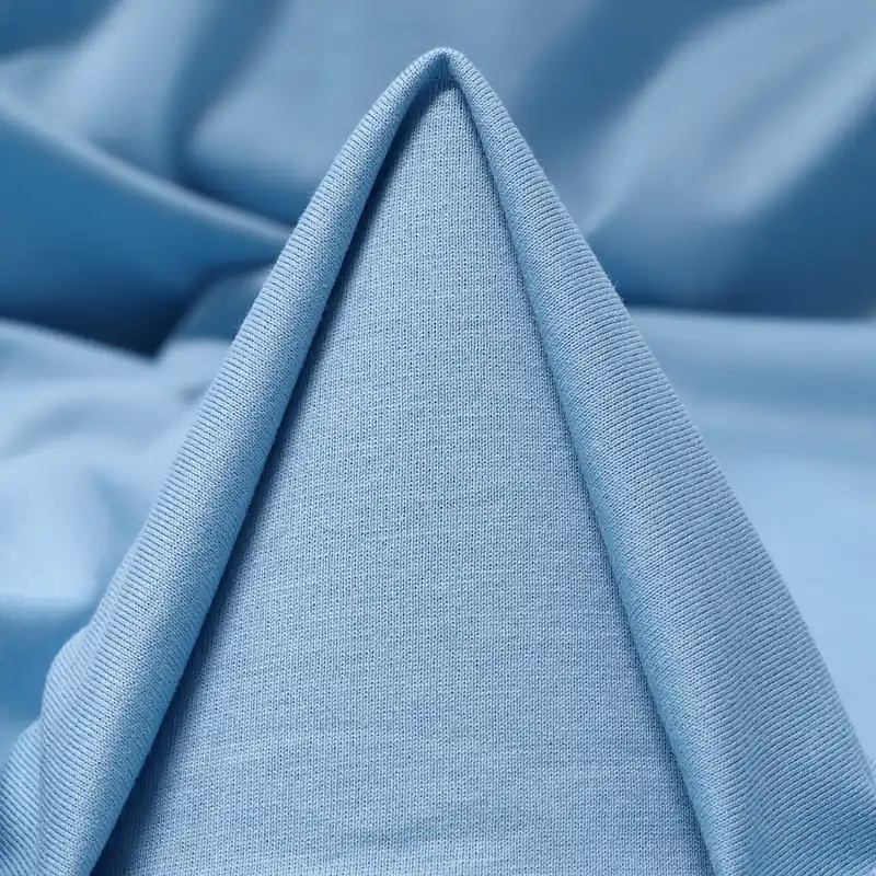 SINGLE JERSEY, COTTON, DREAM BLUE Neu