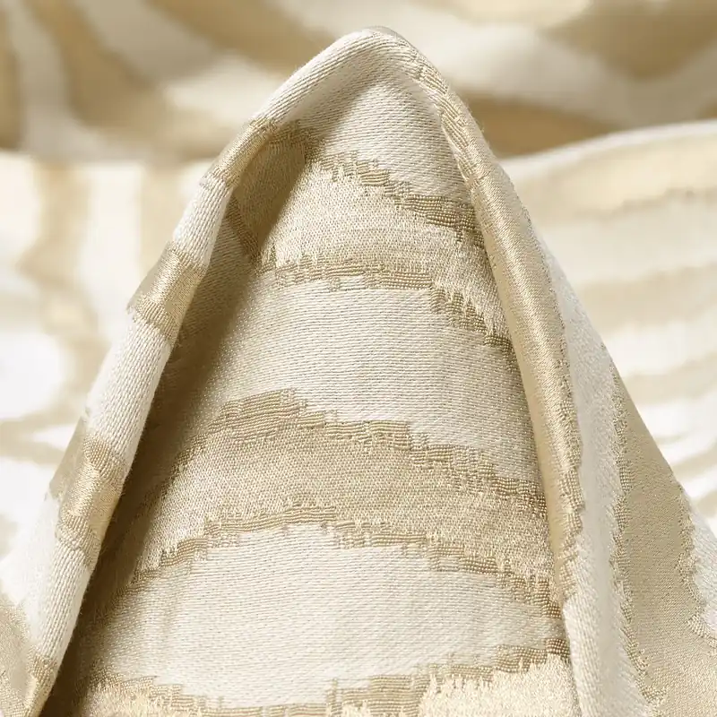 JACQUARD, LINEN, SILK BLEND, BONE WHITE&BROWN RICE Mengenrabatt