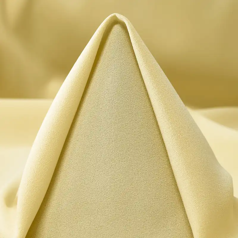 CRÊPE DE CHINE, SILK, ELASTIC, MELLOW YELLOW Meistverkauft