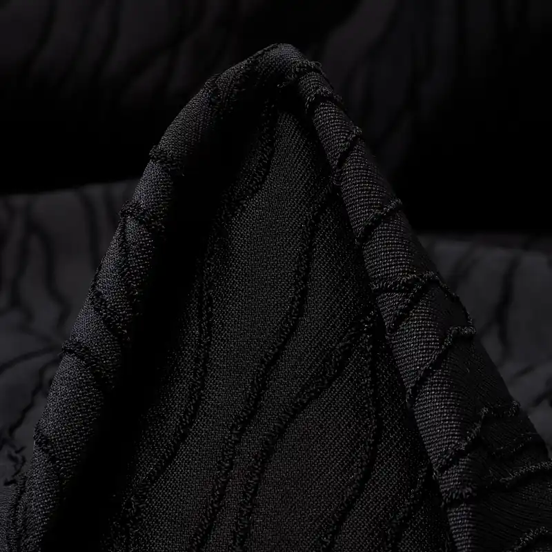 Begrenztes Angebot JACQUARD, ACETATE, TONE ON TONE, JET BLACK