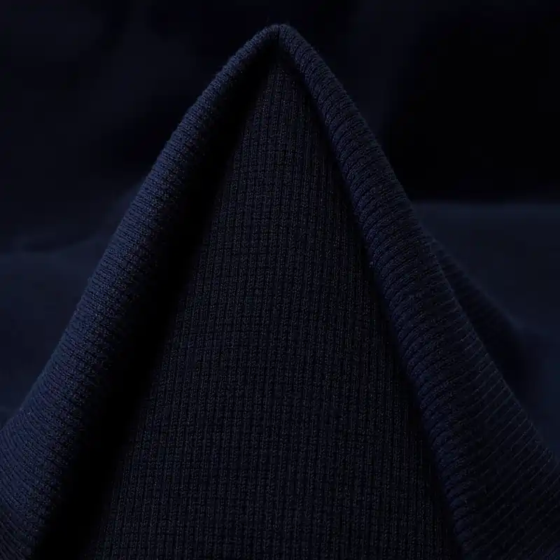 RIB JERSEY, COTTON, ELASTIC, PARISIAN NIGHT Heute Kaufen