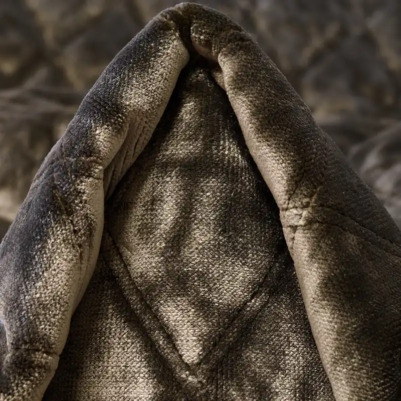 Preiswert QUILTED, VELVET, COFFEE QUARTZ