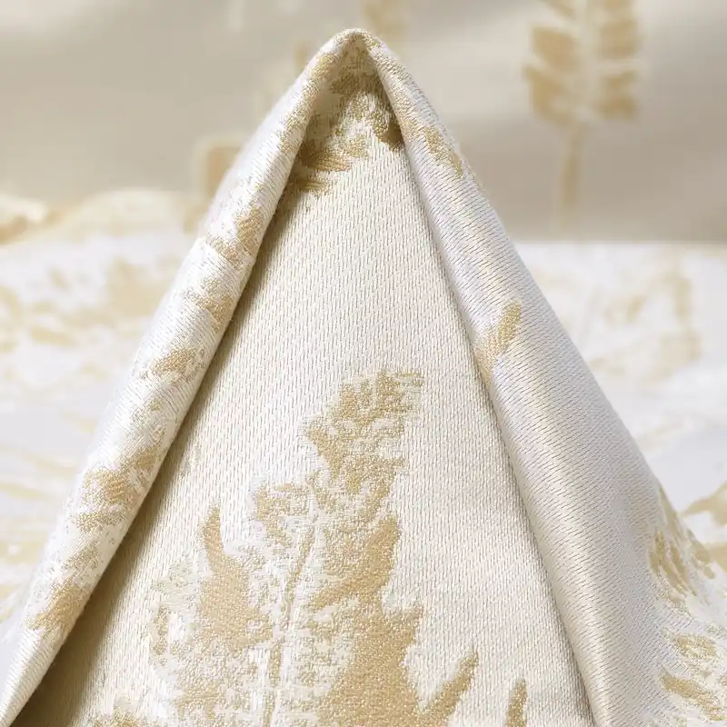 Neu Im Sortiment JACQUARD, FLORAL, SHIMMERING, VAPOROUS GRAY&BROWN RICE