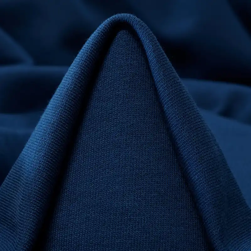 FRENCH TERRY, COTTON, DARK DENIM Gratis Versand