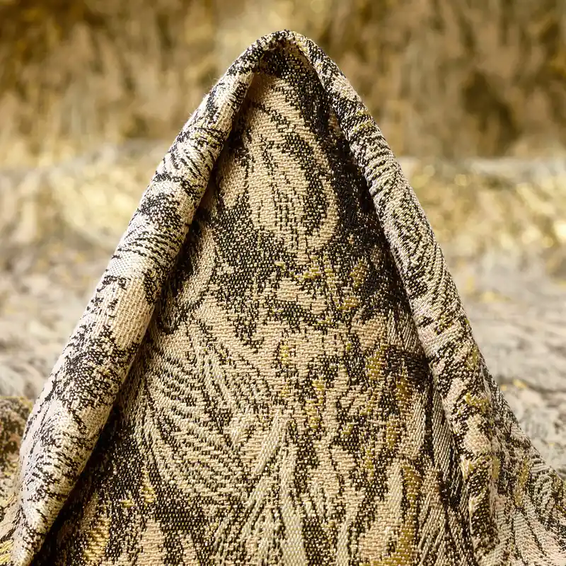 JACQUARD, ACETATE, SHIMMERING, BONE WHITE&RICH GOLD Jetzt Kaufen