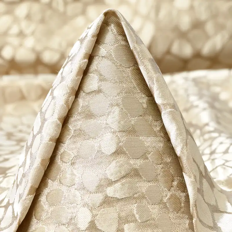 JACQUARD, VISCOSE, SILK BLEND, BROWN RICE Schneller Versand