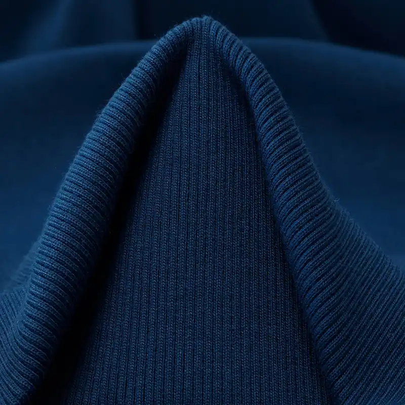 Gleich Bestellen RIB JERSEY, COTTON, ELASTIC, DARK DENIM