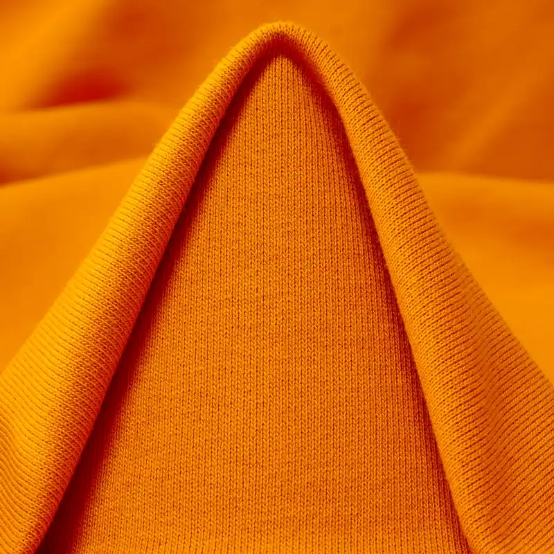 FRENCH TERRY, COTTON, PERSIMMON ORANGE Sale