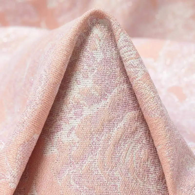 JACQUARD, COTTON, LUREX, PALE BLUSH&SILVER Markenprodukt