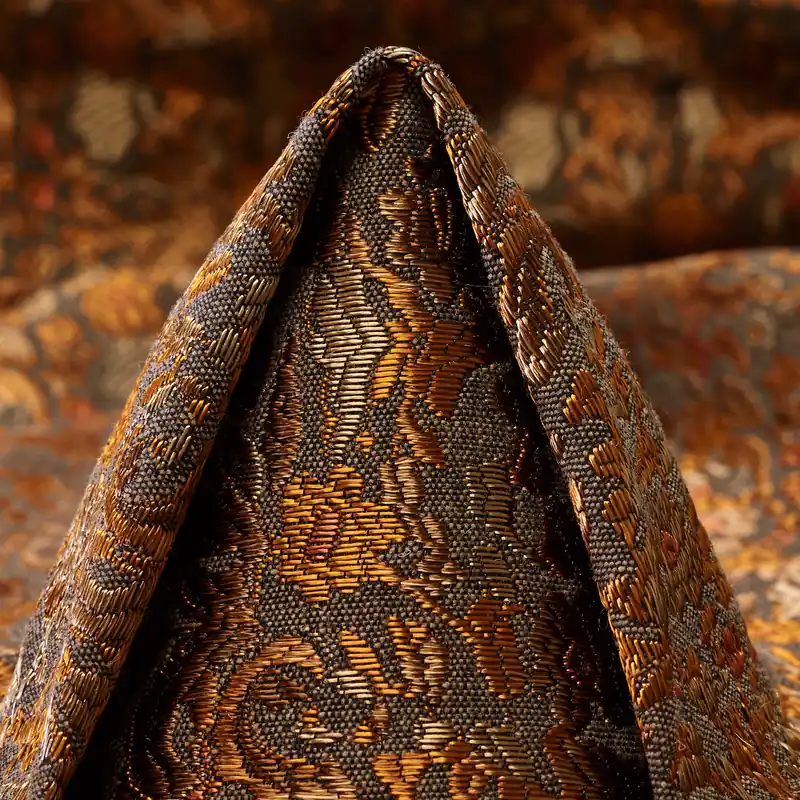 Sonderangebot JACQUARD, ACETATE, WOOL, JAFFA ORANGE