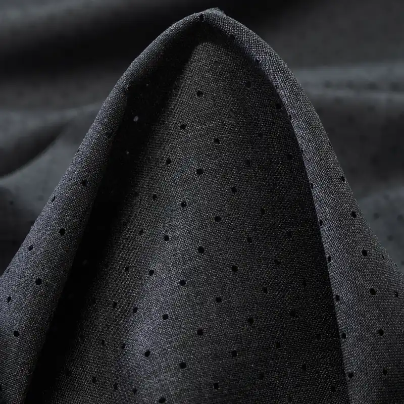 COOL WOOL, PERFORATED, MELANGE, ASPHALT Ausverkauf