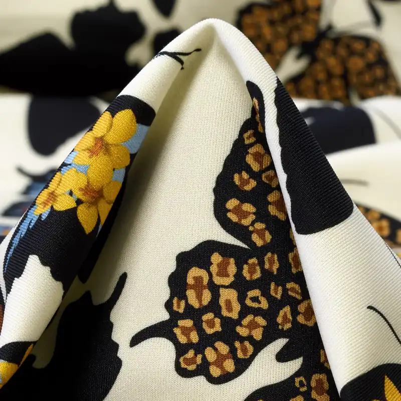 JERSEY, PRINTED, NUGGET GOLD&IVORY Mengenrabatt