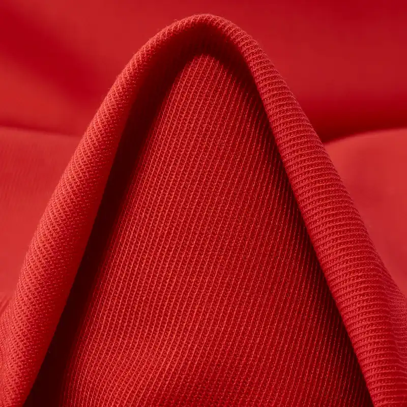 TWILL, WOOL, ELASTIC, STRAWBERRY Solange Der Vorrat Reicht