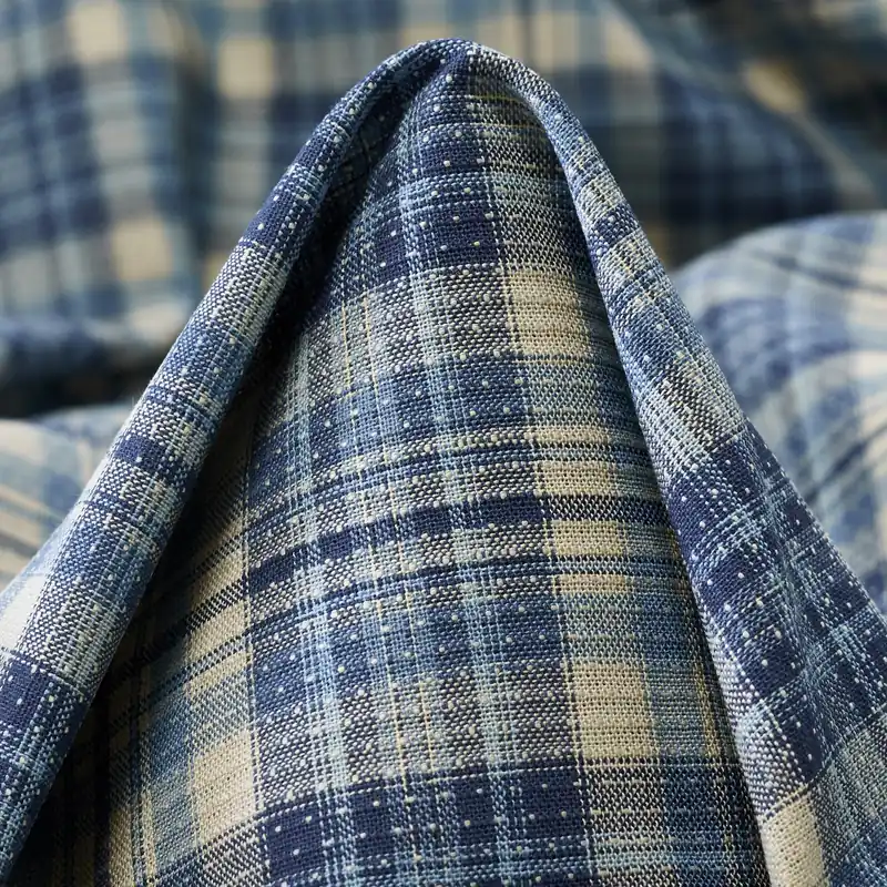 Schneller Versand LIGHT COTTON, CHECK, BEL AIR BLUE