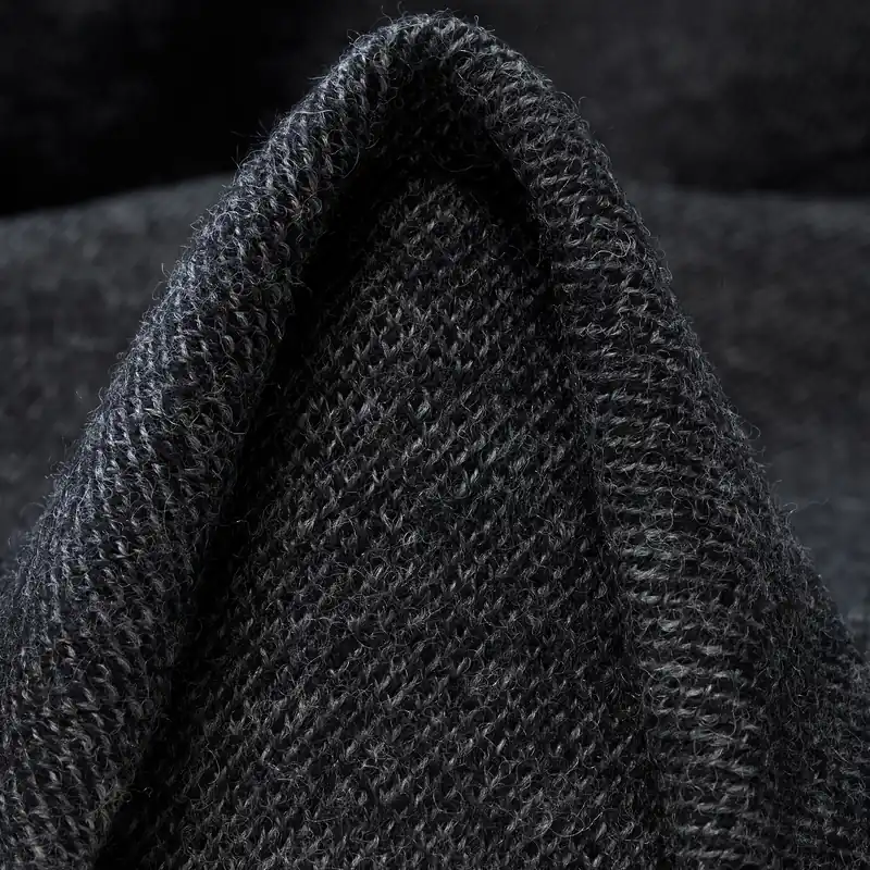 JERSEY, WOOL, MELANGE, BLACK SAND Sonderaktion