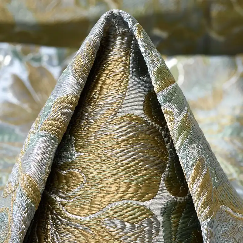 Sofort Bestellen JACQUARD, ACETATE, TONE ON TONE, SILVER&BURNT OLIVE