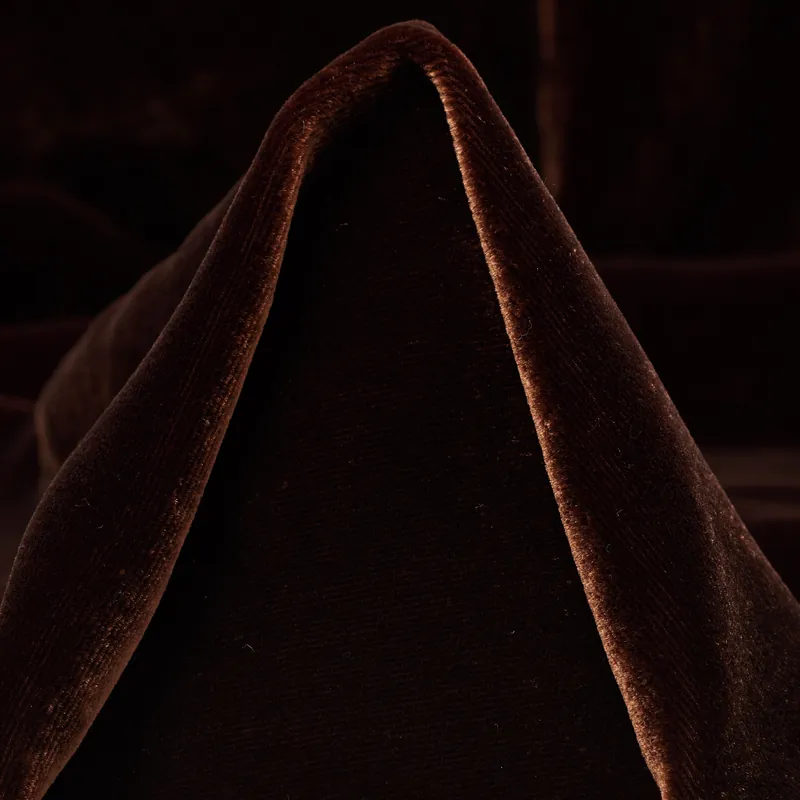 Echt VELVET, SILK, SEAL BROWN