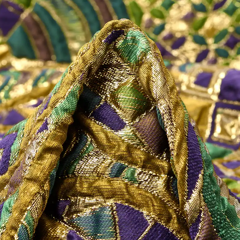 CLOQUÉ, LUREX, PURPLE MAGIC&GREEN BEE Solange Der Vorrat Reicht