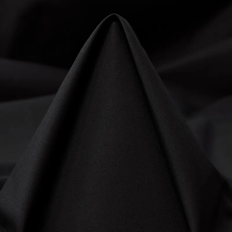 Top-Seller POPLIN, COTTON, JET BLACK