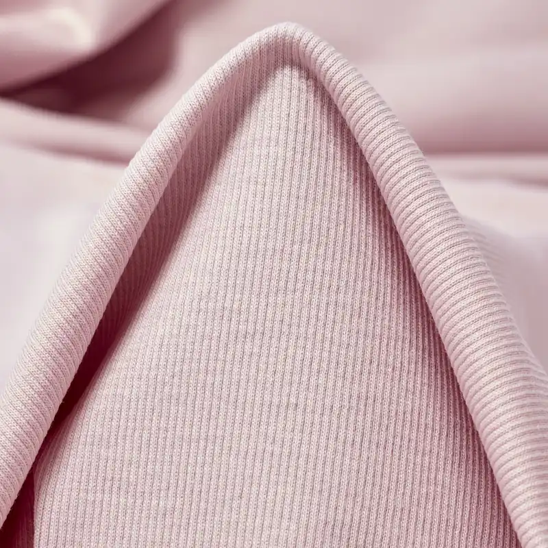 RIB JERSEY, COTTON ELASTIC, ELASTIC, ROSE QUARTZ Top-Qualität
