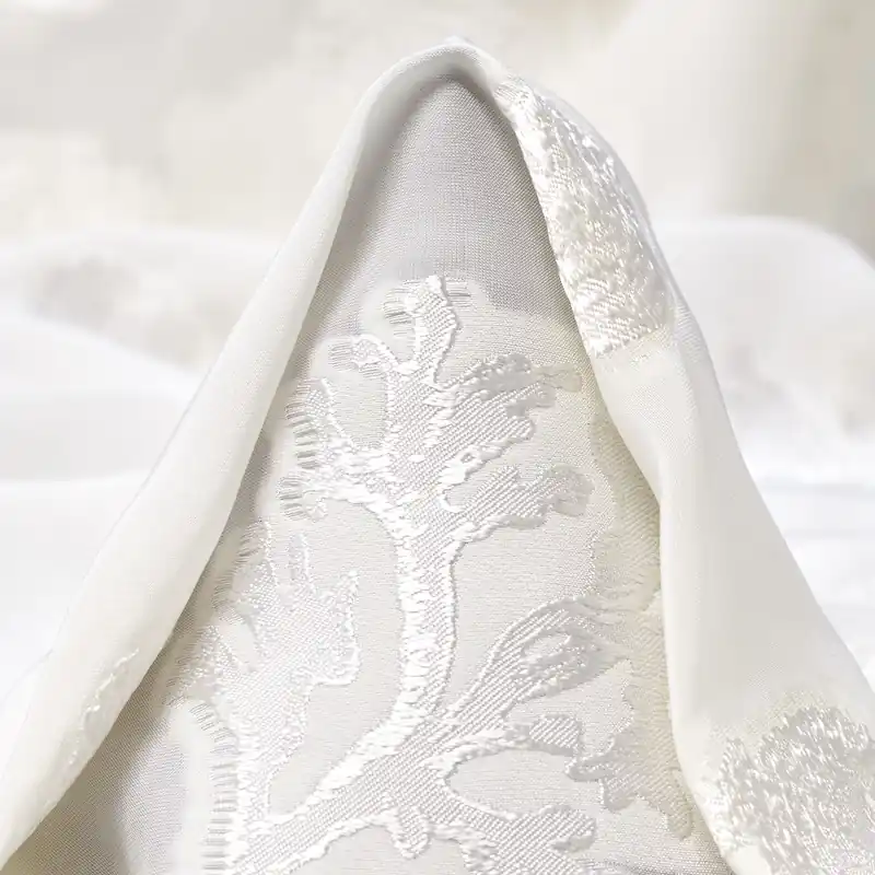 Sonderangebot JACQUARD, VISCOSE, SILK, BRILLIANT WHITE