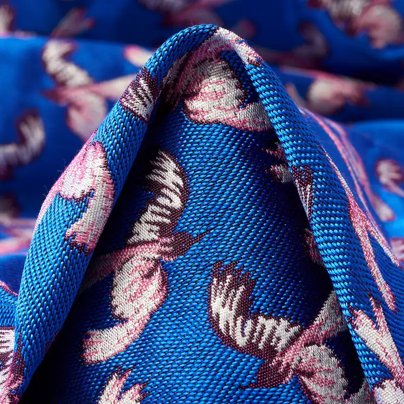 Saisonangebot JACQUARD, COTTON BLEND, SHIMMERING, BLUSHING BRIDE&STRONG BLUE