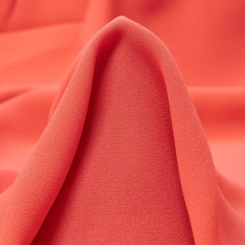 Ausverkauf CRÊPE, VISCOSE, HOT CORAL
