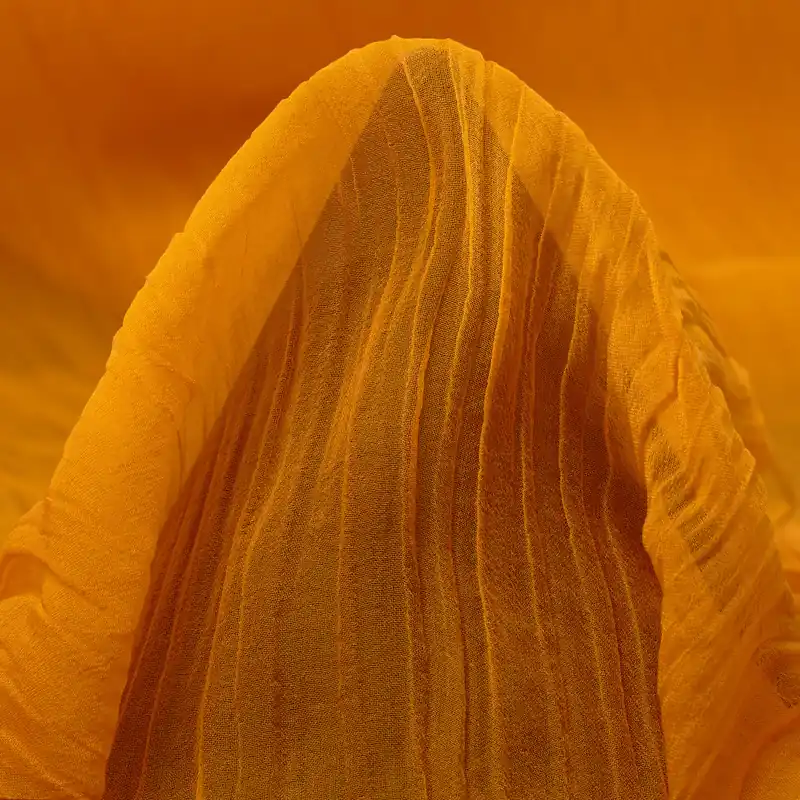 Sofort Bestellen CHIFFON, SILK, WRINKLY, APRICOT