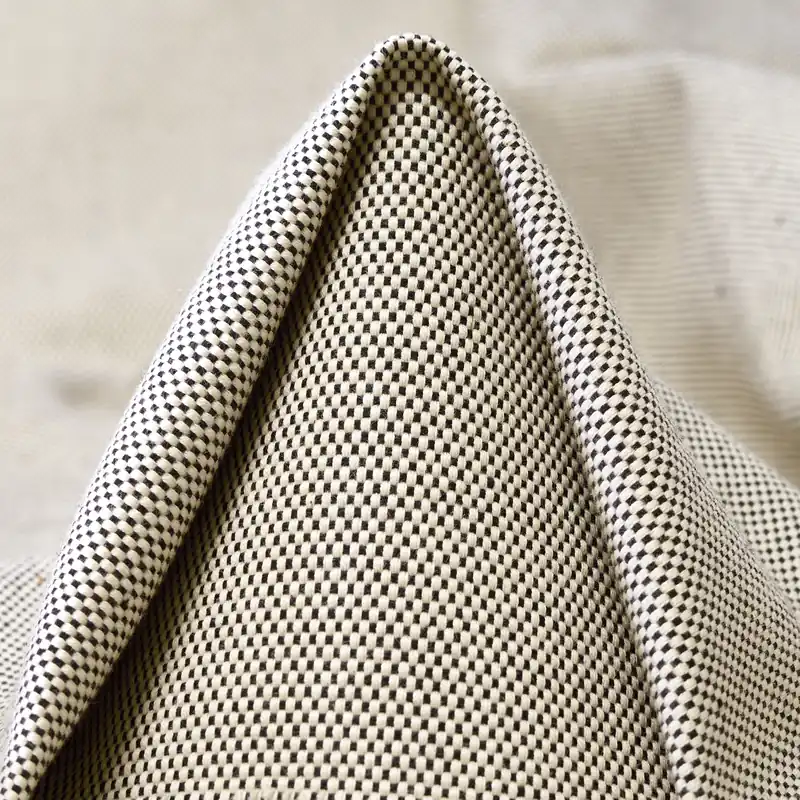 CANVAS, COTTON, COATED, ANTIQUE WHITE&JET BLACK Rabatt