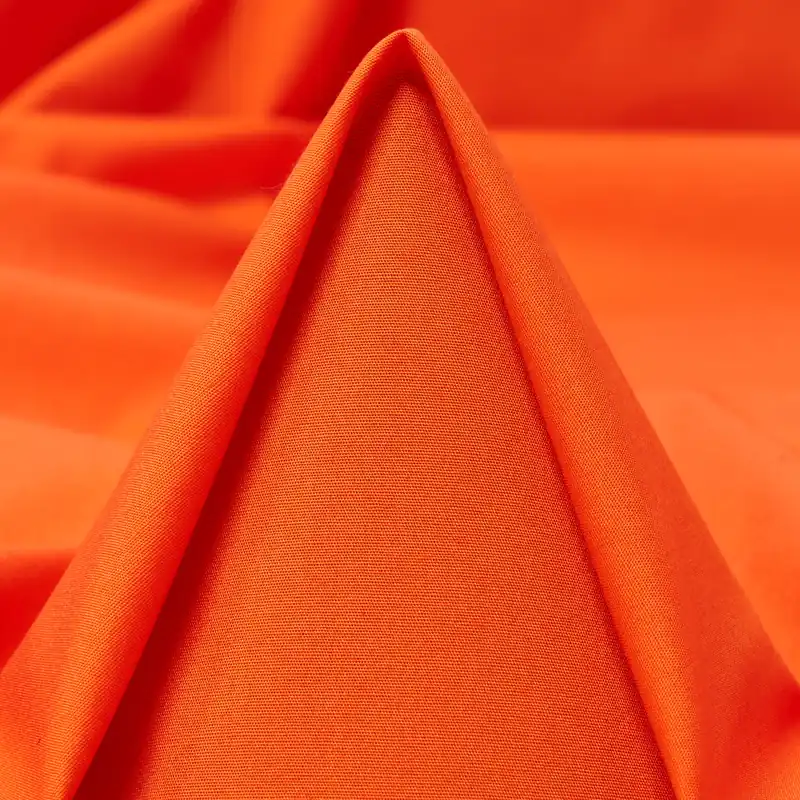 Preisknaller BATISTE, VISCOSE, ELASTIC, RED ORANGE