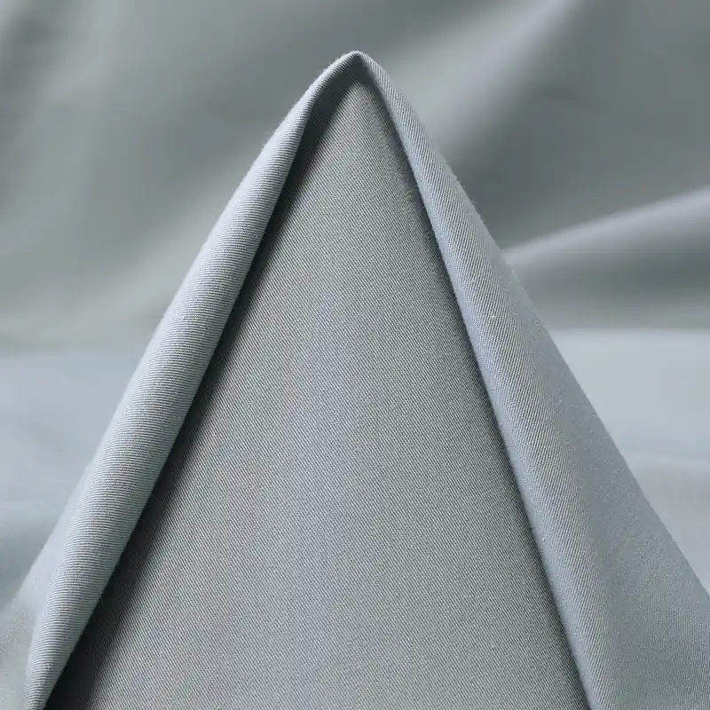 POPLIN, COTTON, SILK, BLUE FOX Solange Der Vorrat Reicht