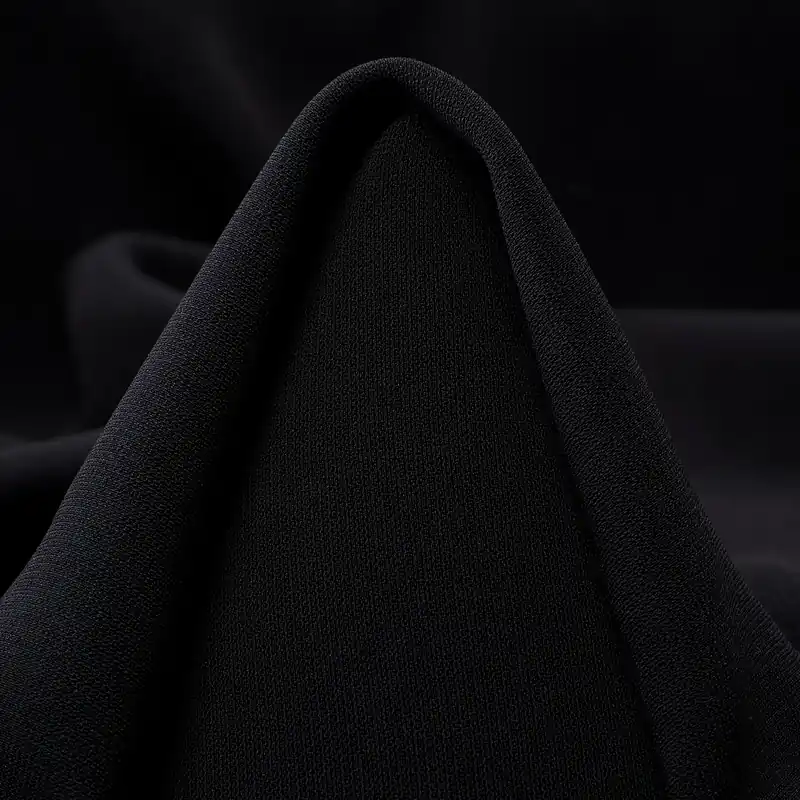 CRÊPE, TRIACETATE, JET BLACK Sonderangebot