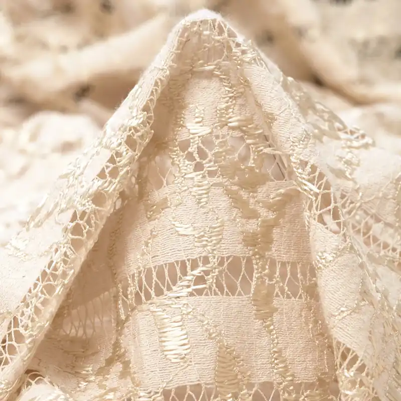 Top-Qualität LACE, COTTON, PRINTED, ALMOND