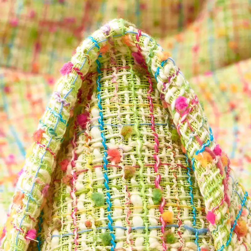 CHANEL, BOUCLÉ, COTTON, OPALINE GREEN&STRAWBERRY PINK Heißes Angebot