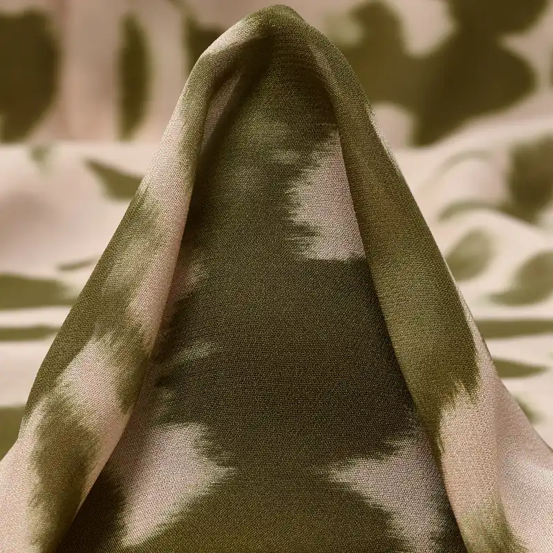 Must-Have CHIFFON, VISCOSE, FLORAL, ROSEWATER&OIL GREEN