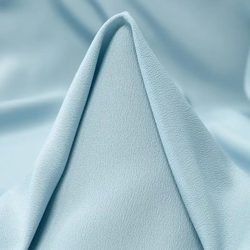 Markenprodukt CRÊPE, ACETATE, SILK, CLOUD BLUE