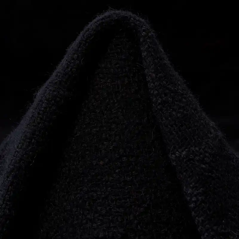 Kostenloser Versand JACQUARD, WOOL, RAVEN BLACK