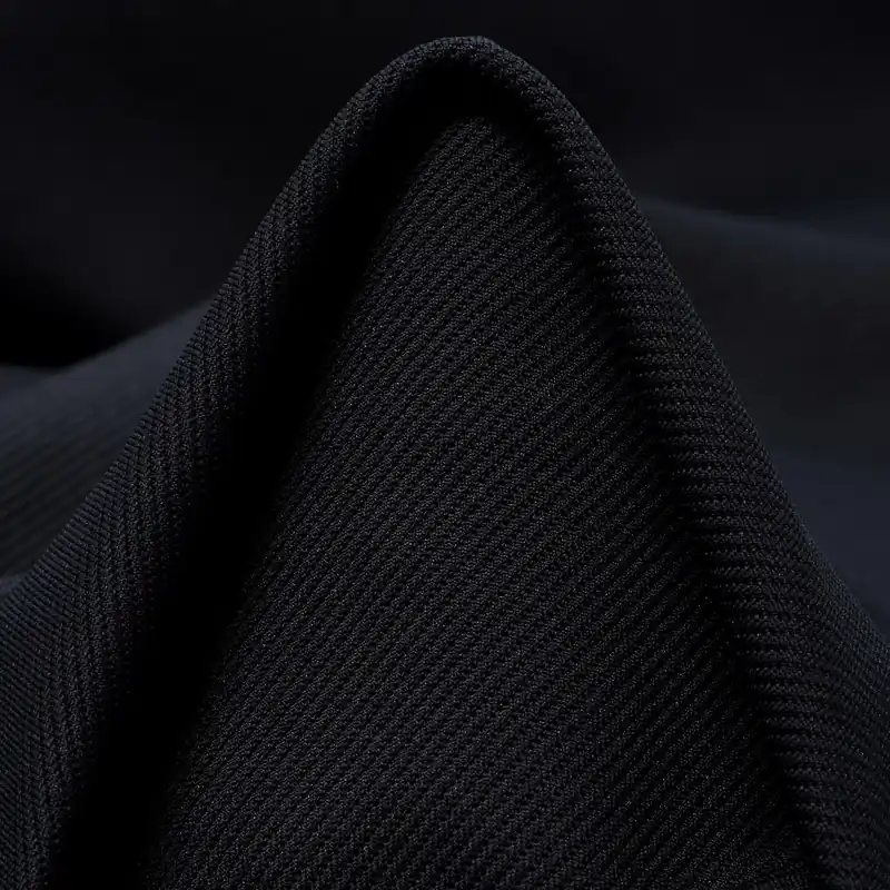 Direkt Vom Hersteller DOUBLE, JERSEY, ELASTIC, JET BLACK